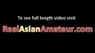 Little Asian Amateur Plugs a Huge Dildo Part5