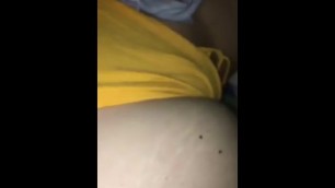 HOT BIG BOOTY YOUNG LATINA FUCKED BY YOUNG BOY AND CUM INSIDE
