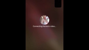 Ebony GF Masturbating on Video Chat