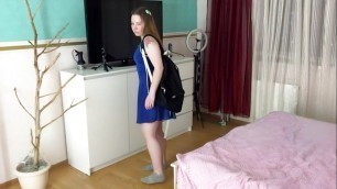 Persuaded a Little Russian Girl to Act in Homemade Porn